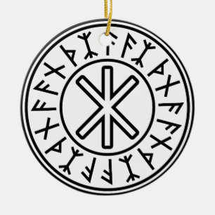 Odins Schutz No.2 (Schwarzes) Keramikornament