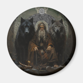 Odin's Wolves - Geri & Freki Magnet