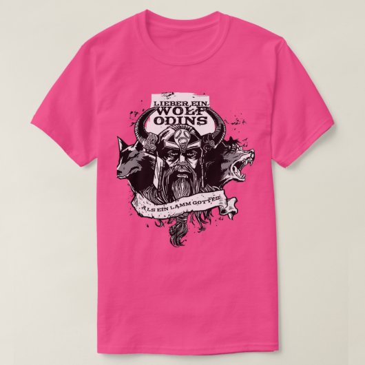 Odinx27s Wolf T-Shirt (Design vorne)