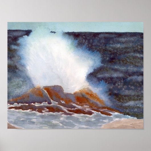 Odione Park Ocean Wave Poster (Vorne)