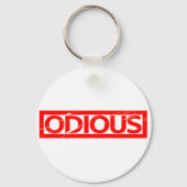 Odiose Briefmarke Schlüsselanhänger (Rückseite)