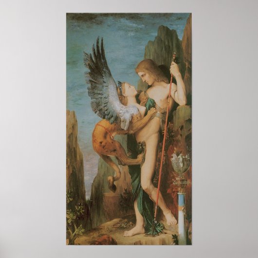 Ödipus und das Sphinx-Poster Poster (Vorne)