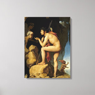 Ödipus und die Sphinx, 1808 Leinwanddruck