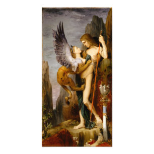 Ödipus und die Sphinx durch Gustave Moreau Fotodruck