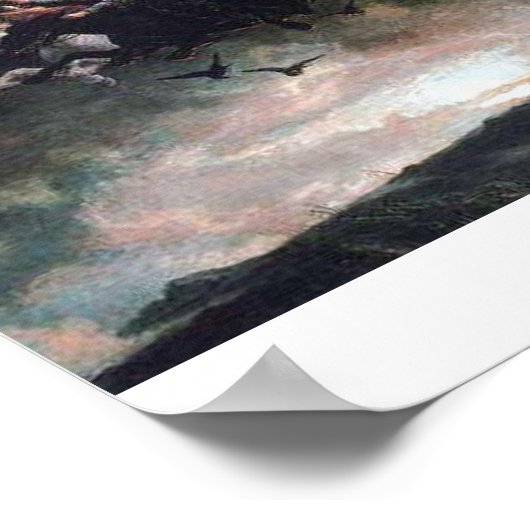 odische Jagd Poster (Ecke)