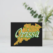 Odisha Postkarte (Stehend Vorderseite)