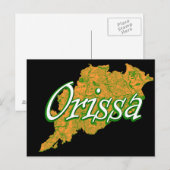Odisha Postkarte (Vorne/Hinten)