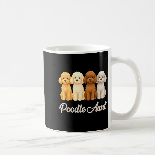 Odle Aunt Cute Dog Lover Gift Funny Women Puppy Ow Kaffeetasse (Rechts)