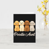Odle Aunt Cute Dog Lover Gift Funny Women Puppy Ow Karte (Gelbe Blume)