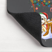 Odle Christmas Tree Lights Decorations Dog Lover X Mousepad (Ecke)