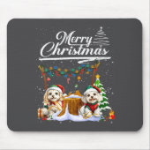 Odle Christmas Tree Lights Decorations Dog Lover X Mousepad (Vorne)