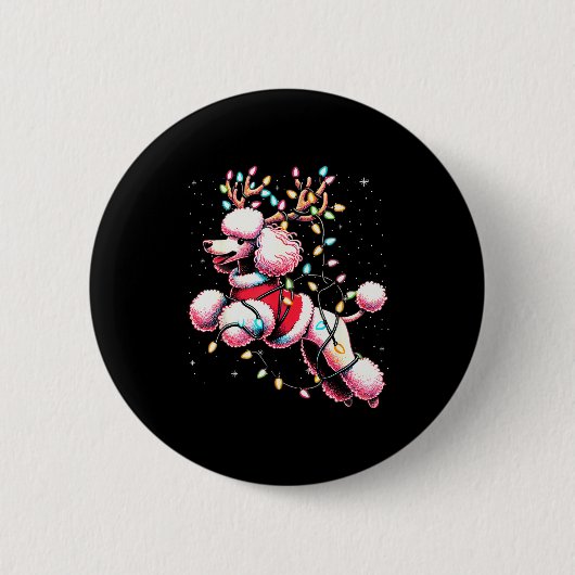 Odle Santa Christmas Tree Lights, Funny Ugly Pajam Button (Vorderseite)