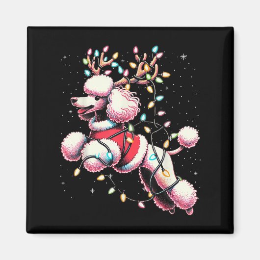 Odle Santa Christmas Tree Lights, Funny Ugly Pajam Magnet (Vorne)