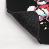 Odle Santa Christmas Tree Lights, Funny Ugly Pajam Mousepad (Ecke)