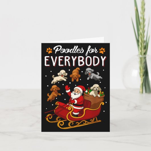 Odles Christmas Dog Mom Men Women Kids Funny Odle  Karte (Vorderseite)