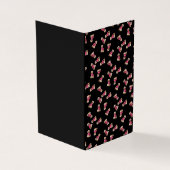 Odles of Poodles (rosa auf schwarz) (Vorderseite)