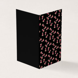 Odles of Poodles (rosa auf schwarz)