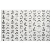 Odo Nnyew Fie Kwan | Power des Liebe-Symbols Stoff (Fat Quarter (45,7 x 55,9 cm))