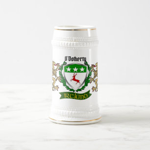 O'Doherty/Doherty Irish Shield Bierglas