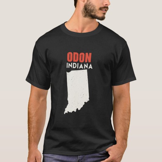 Odon Indiana USA Staat America Travel Indianan T-Shirt (Vorderseite)