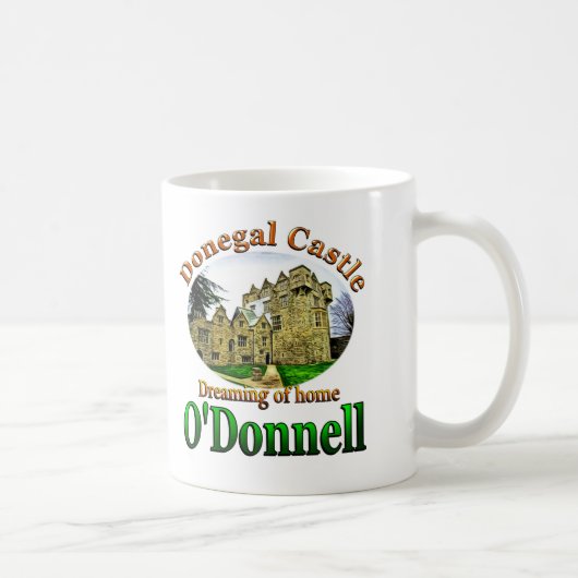 O'Donnell, das von Zuhausedonegal-Schloss Irland Kaffeetasse (Rechts)