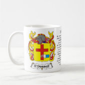 O'Donnell-Familien-Wappen Tasse (Links)
