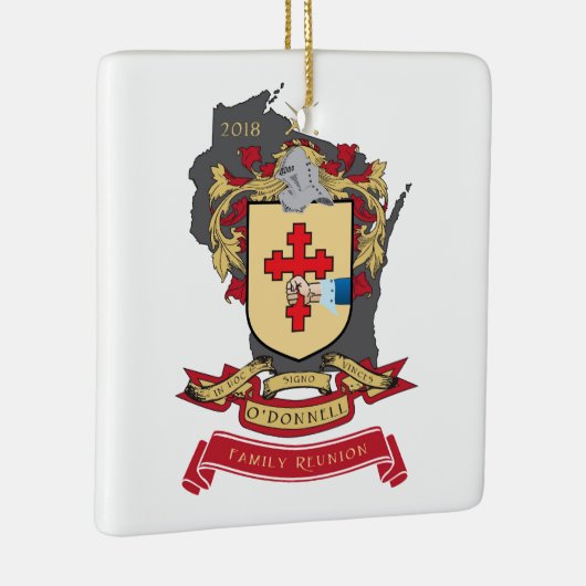 O'Donnell-Familien-Wiedersehen-Verzierung Keramikornament (Rechts)