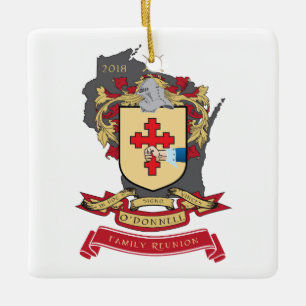 O'Donnell-Familien-Wiedersehen-Verzierung Keramikornament