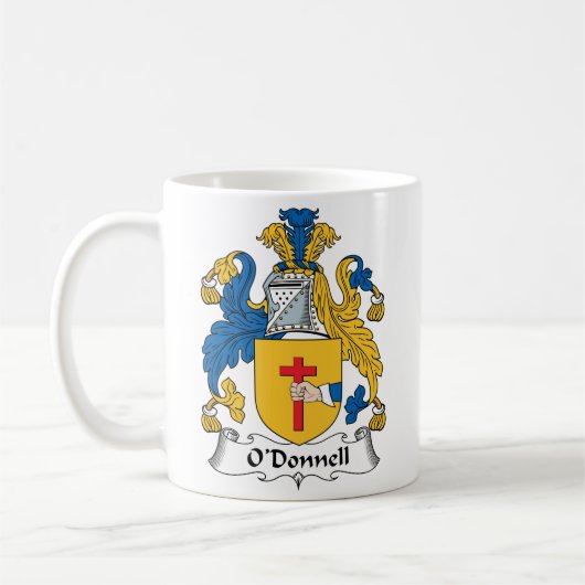 O'Donnell-Familienwappen Kaffeetasse (Links)