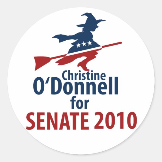 O'Donnell für den Senat Runder Aufkleber (Vorderseite)