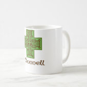 O'Donnell-Logo-Grün und Brown Kaffeetasse (VorderseiteRechts)