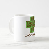 O'Donnell-Logo-Grün und Brown Kaffeetasse (Vorderseite Links)