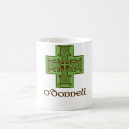 O'Donnell-Logo-Grün und Brown Kaffeetasse