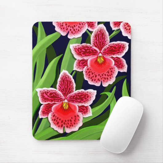 Odontoglossum Orchideen Mousepad (Mit Mouse)