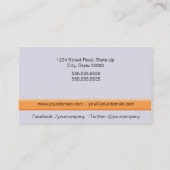 Odontologist/Dentist/Zahn Visitenkarte (Rückseite)