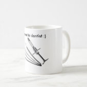 Odontólogo, Zahnarzt zerteilt Kaffeetasse (VorderseiteRechts)