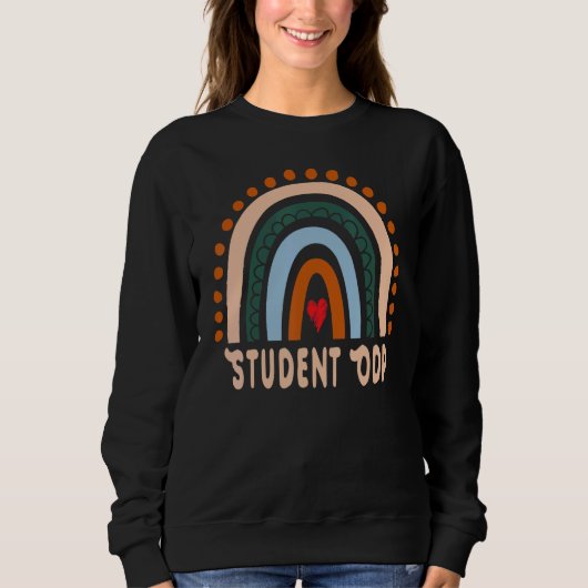 Odp Rainbow Niedliche Wertschätzung Essential Wo Sweatshirt (Vorderseite)