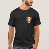 O'DRISCOLL Irish Name Ireland Flag Harp Family T-Shirt (Vorderseite)