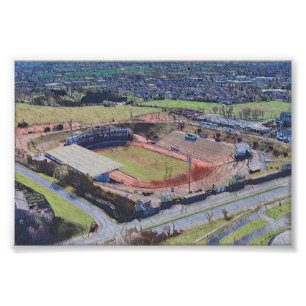 Odsal-Stadion, Bradford Aerial Art Fotodruck