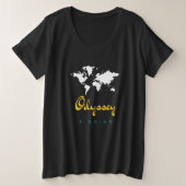 Odyssee Ein-Gehen-Gehen Frauen plus T - Shirt (Design vorne)