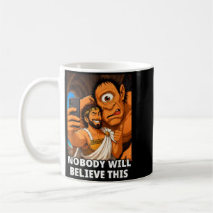 Odysseus aus Homers Odyssee Selfie mit Kaffeetasse