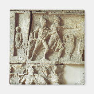 Odysseus, der die Bewerber seiner Ehefrau entdeckt Magnet