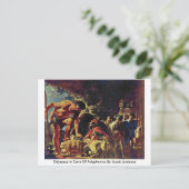 Odysseus in der Höhle Polyphemus von Jacob Jordaen Postkarte (Stehend Vorderseite)