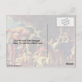 Odysseus in der Höhle Polyphemus von Jacob Jordaen Postkarte (Rückseite)