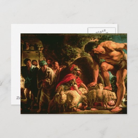 Odysseus Postkarte (Vorne/Hinten)
