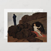 Odysseus und Calypso Postkarte (Vorne/Hinten)