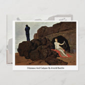 Odysseus und Calypso von Arnold Bocklin Postkarte (Vorne/Hinten)