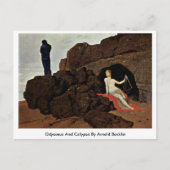 Odysseus und Calypso von Arnold Bocklin Postkarte (Vorderseite)