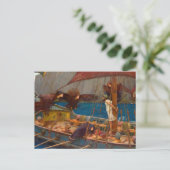 Odysseus und die Sirenen Postkarte (Stehend Vorderseite)