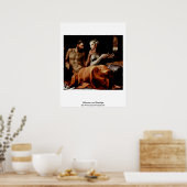 Odysseus und Penelope von Francesco Primaticcio Poster (Küche)